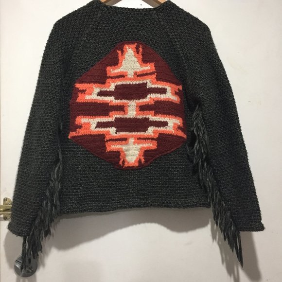 MAISON SCOTCH KNITTED WOOL BLEND SWEATER JACKETS SIZE 1 - Picture 3 of 6